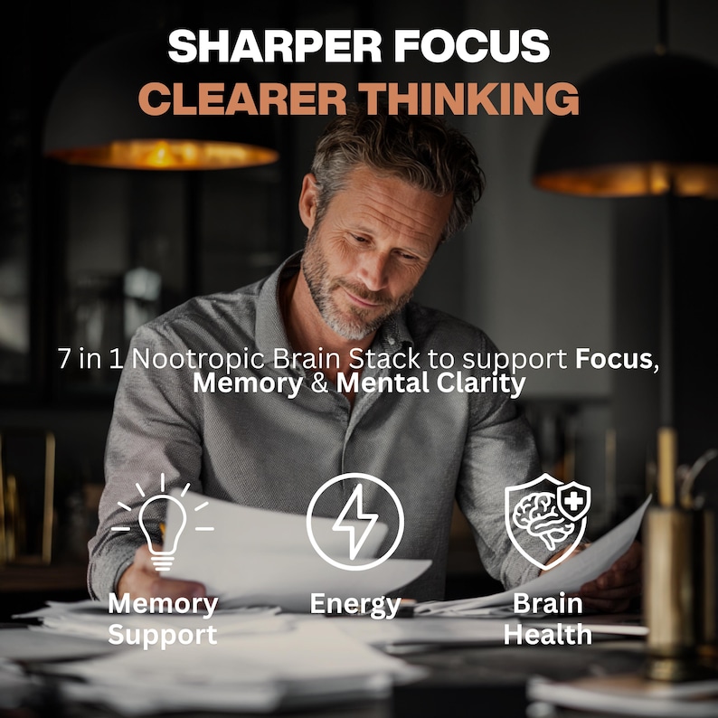 The Supplement Stack Brain Focus Capsules Nootropic Blend Memory ...
