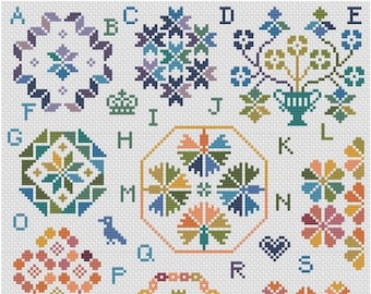 Temperature Quaker cross stitch pattern PDF - INSTANT DOWNLOAD