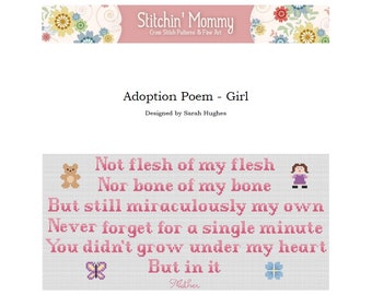 PRINT COPY - Adoption Poem - Girl