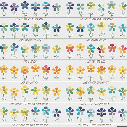 Temperature Tree Cross Stitch Pattern PDF INSTANT DOWNLOAD - Etsy New