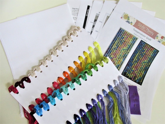 Dimensions Kit per punto croce contato, tessuto, multicolore, S