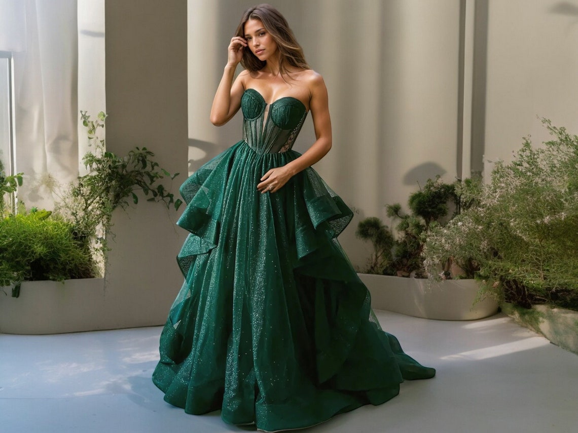 Fairy Prom Dress Princess Tulle Corset Dress Formal Graduation Dress Y6960