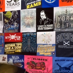 Custom T-Shirt Memory Blanket