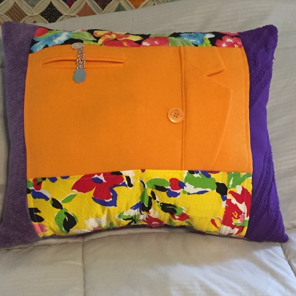 Memory Pillow from Mom's Clothing