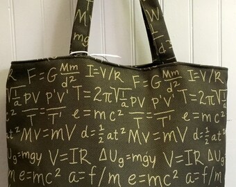Weekender Tote for the Math and Physics Enthusiasts
