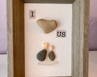 Pebble and Glass Art