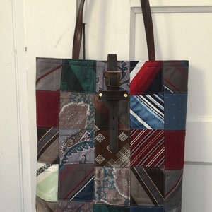 SILK TIE PATCHWORK Purse Custom Order
