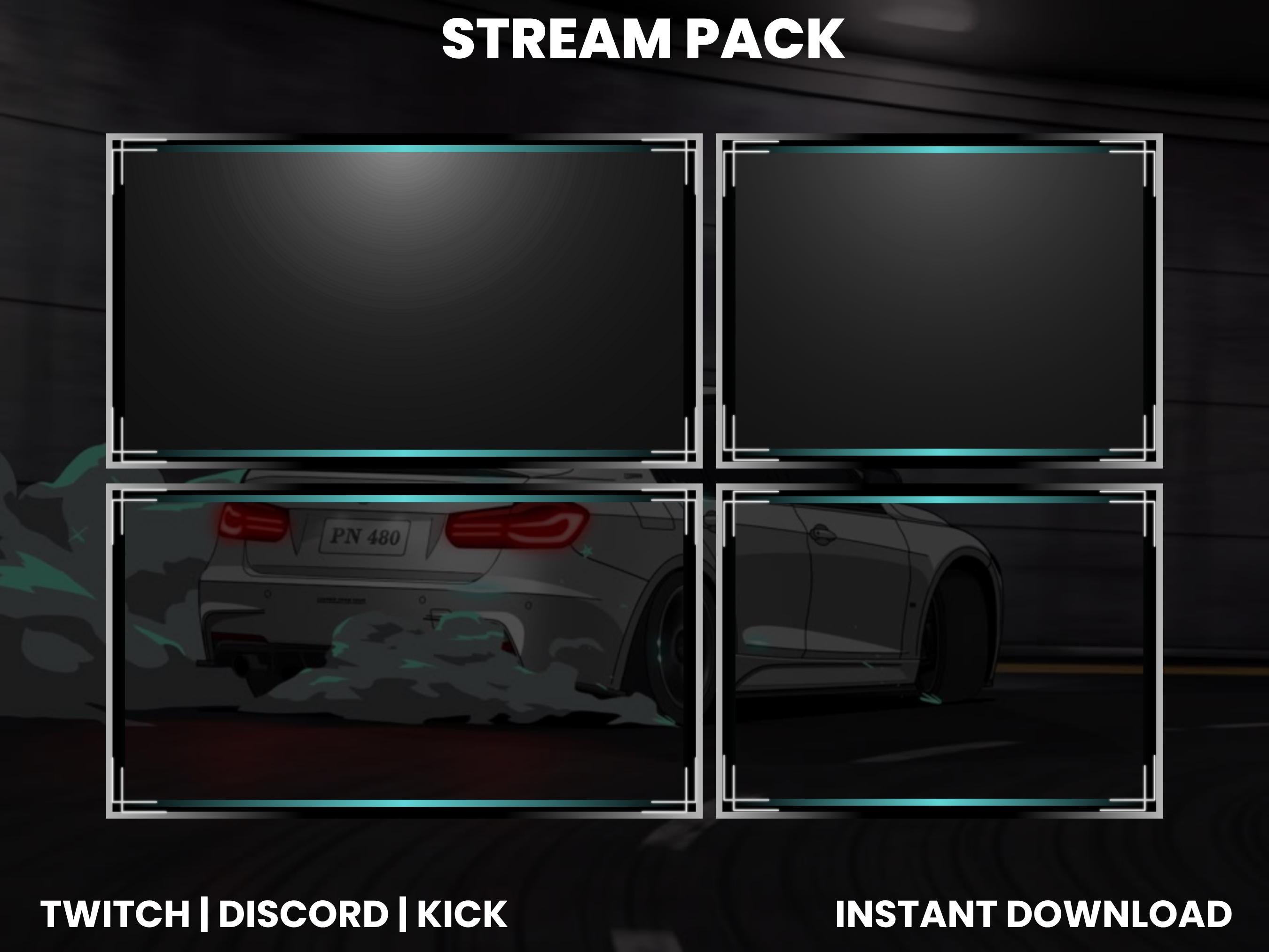Car Themed Stream Pack | Car Overlays | Twitch Stream Pack |twitch Car ...