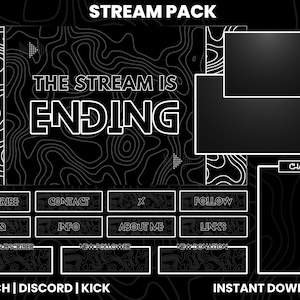 Pattern Stream Pack | Unique Patterns |Twitch Stream Pack | Twitch Screen Overlay | Twitch Panels | Webcam | Animated Screens | Overlay |