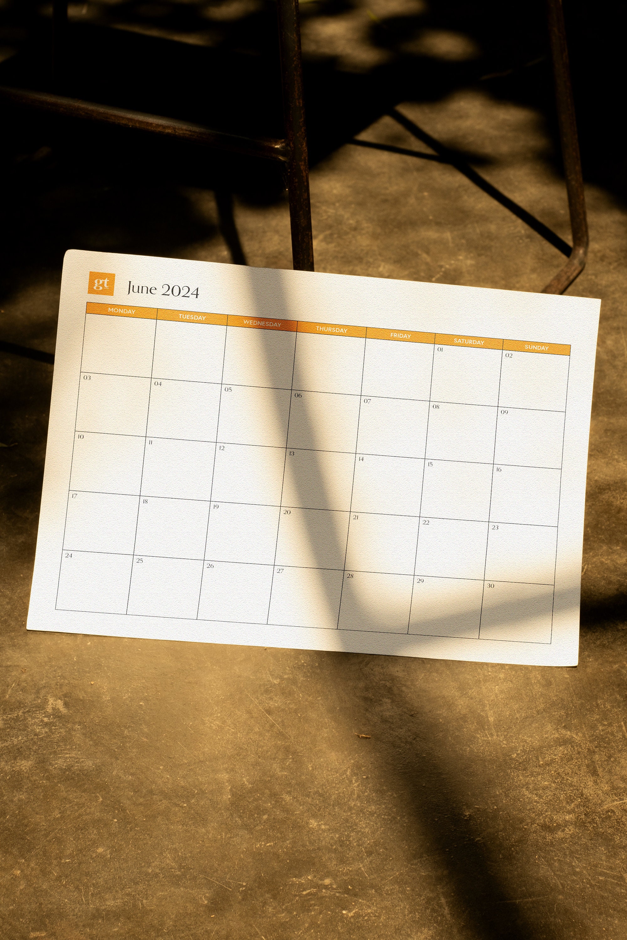 2024 Monthly Calendar PDF Visualize Your Time Prioritize the Right ...