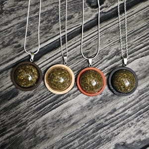 Sacred Medicine pendants&quot;Contains Sage cedar Sweetgrass & Tobacco&quot;
