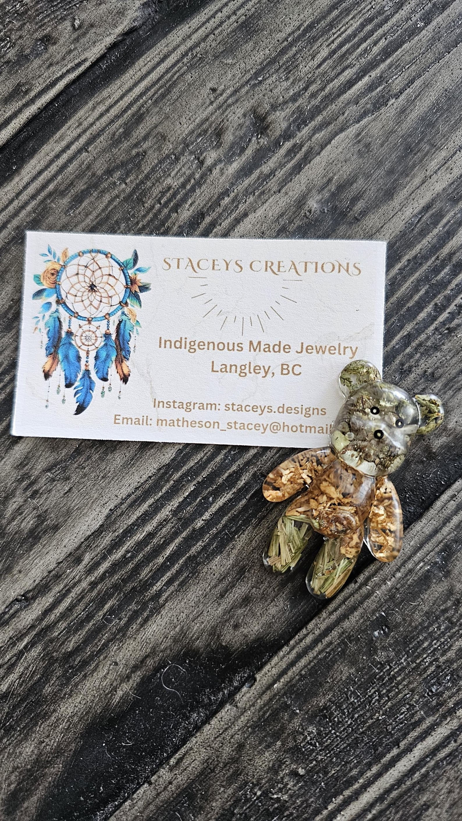 Sacred Medicine Pocket Bears Contains Sage Cedar Sweetgrass & Tobacco
