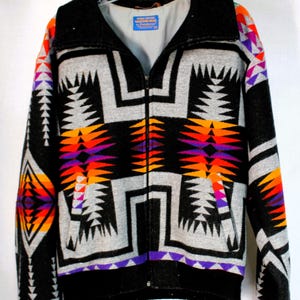 Vintage Pendleton High Grade Western Wear Chief Joseph Wool Bomber Jacket M / L