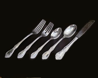 Oneida St Ives Edelstahlbesteck - 5-teiliges Besteckset für 1