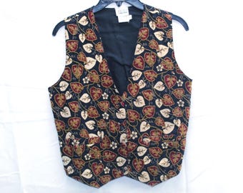 Kamizelka z koralikami i kwiatowym wzorem w stylu vintage z lat 90., Whimsigoth, praktyczna i magiczna, Cottagecore, kolekcja Halsey, zapinana z przodu na guziki, top w stylu boho gotyckim