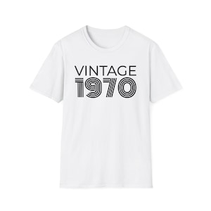 Vintage 1972 T-Shirt | Retro 70s Birth Year Shirt | Classic 1970s Gift | 1972 birthday gift | Born in 1972 Tee | 1972 Gift | Disco Tee