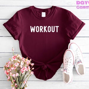 Workout T-Shirt | Minimalist Fitness Tee | Gym Lover T-Shirt | Training Top | Bold Workout Statement | Gymwear | Clean Gym Life Graphic Tee