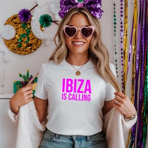 Ibiza Is Calling T-Shirt | Ibiza T-Shirt | Spain T-Shirt | Clubbing T-Shirt | Ibiza Lover Gift | Balearics T-Shirt | Europe Holiday T-Shirt