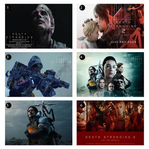 Death Stranding 2 official poster Game Poster High Quality Print , Canvas Posters,home decorations,wall art, home decor, holiday gifts.