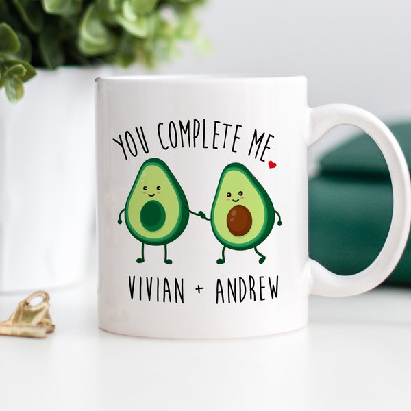 Avocado You Complete Me 483ml Grande Latte Tazza - Divertente