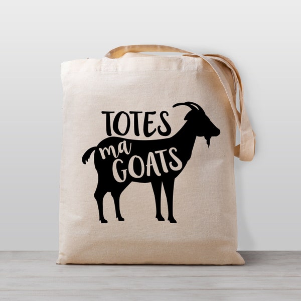 Totes Ma Goats Tote Bag - Funny Tote bag - gift - Funny Shopping Bag - Book Bag - Grocery Bag