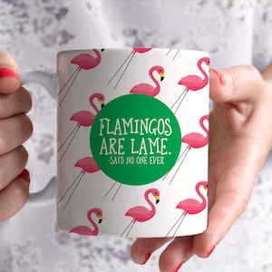 Funny Flamingo Coffee Mug: Sarcastic Gift for Coffee Lover