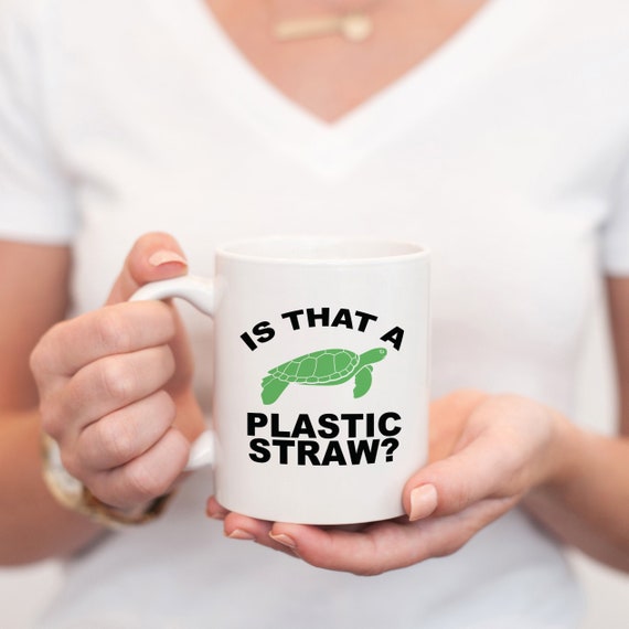 VSCO Girl Plastic Straw Mug, save the sea turtles, straw ban, metal straw, sksksk and I oop Mug Il_570xn