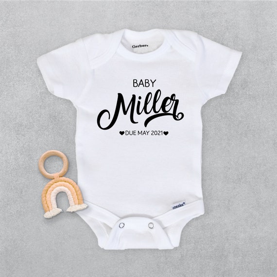 baby announcement onesie for grandma