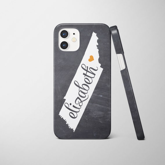 iPhone Personalized Case - Tennessee chalkboard - iPhone 13, iPhone 13 Pro, iPhone 13 Mini, iPhone 13 Max Case Il_570xn