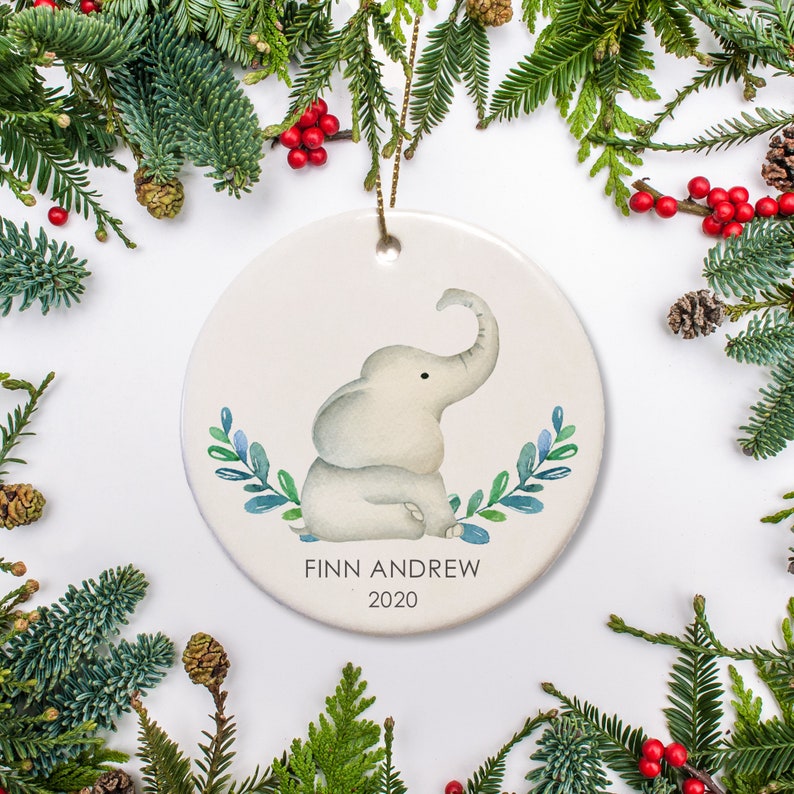 baby boy 1st christmas ornament