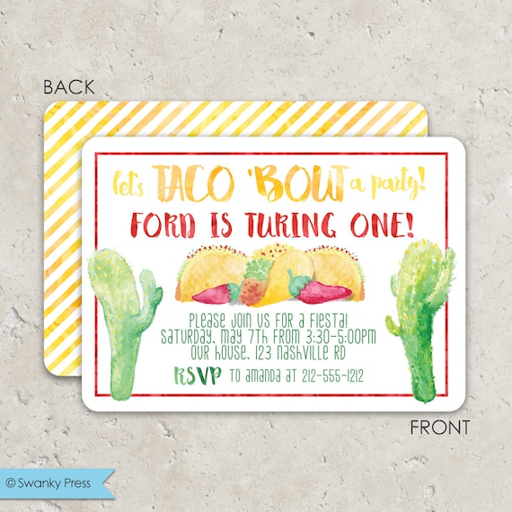 cinco de mayo party taco party south of the border boys etsy