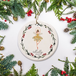 Personalized Ballerina Christmas Ornament: Keepsake Gift