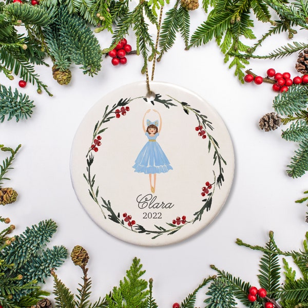 Personalized Clara Nutcracker Ornament Etsy