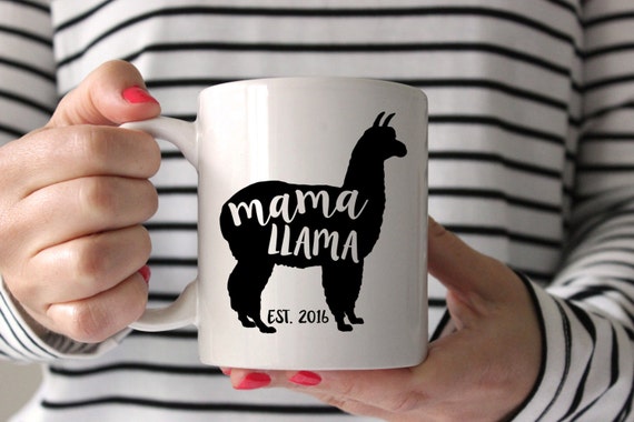 mama llama mug