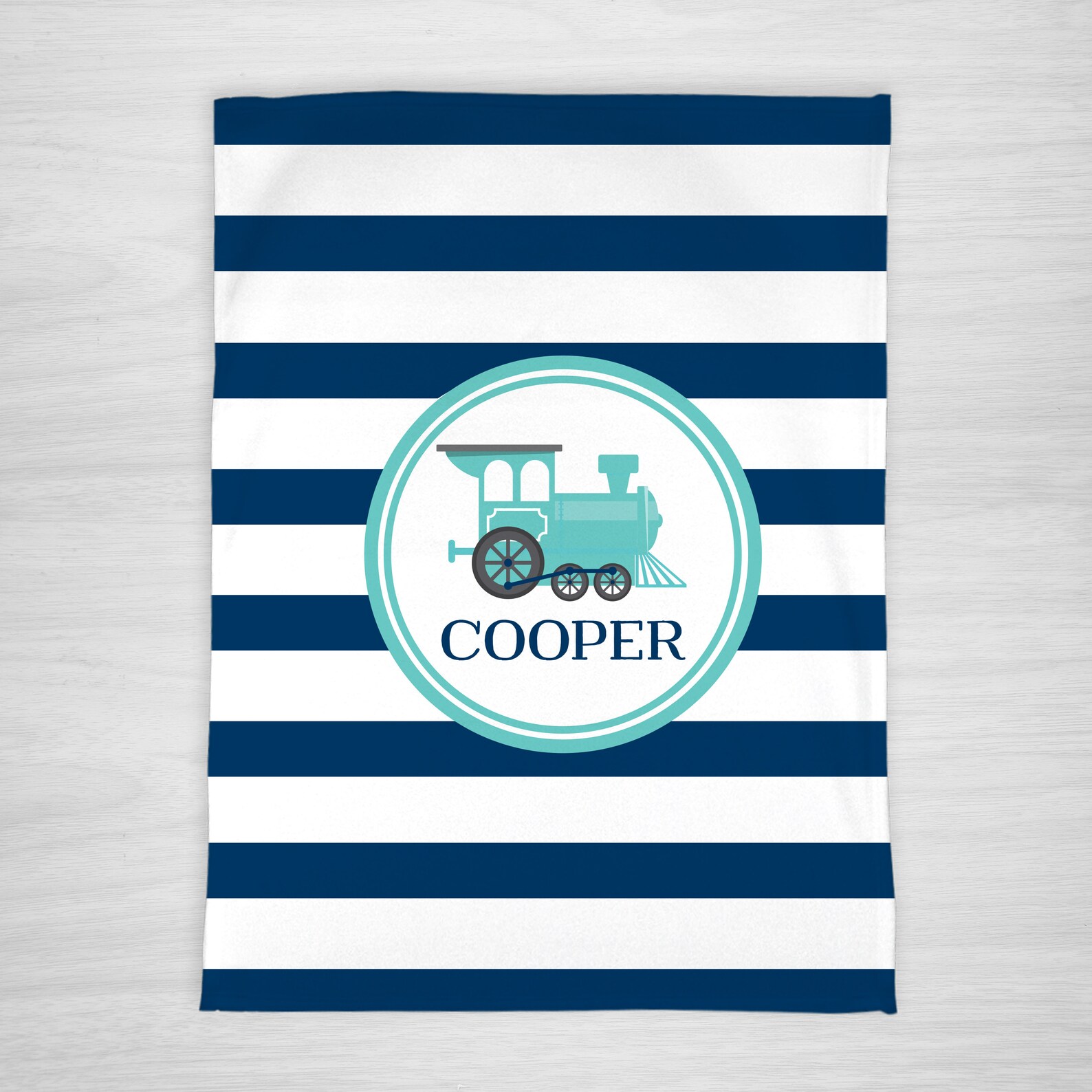 Personalized Baby Blanket Boy Baby Blanket Train Receiving Etsy