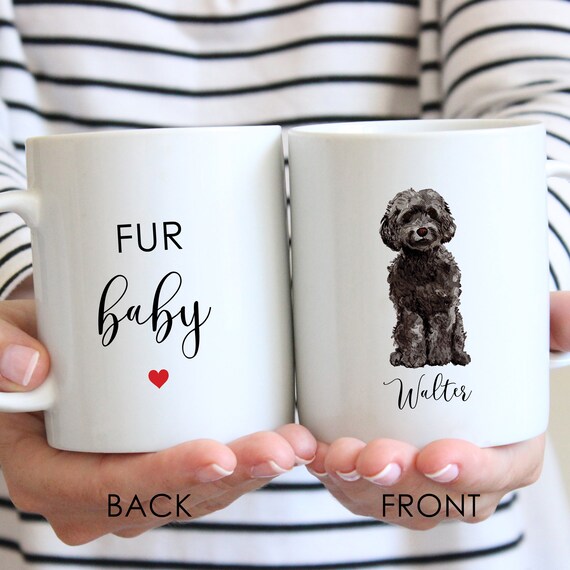 Fur Baby Personalized Coffee Mug Dog Moms Are the Best Moms