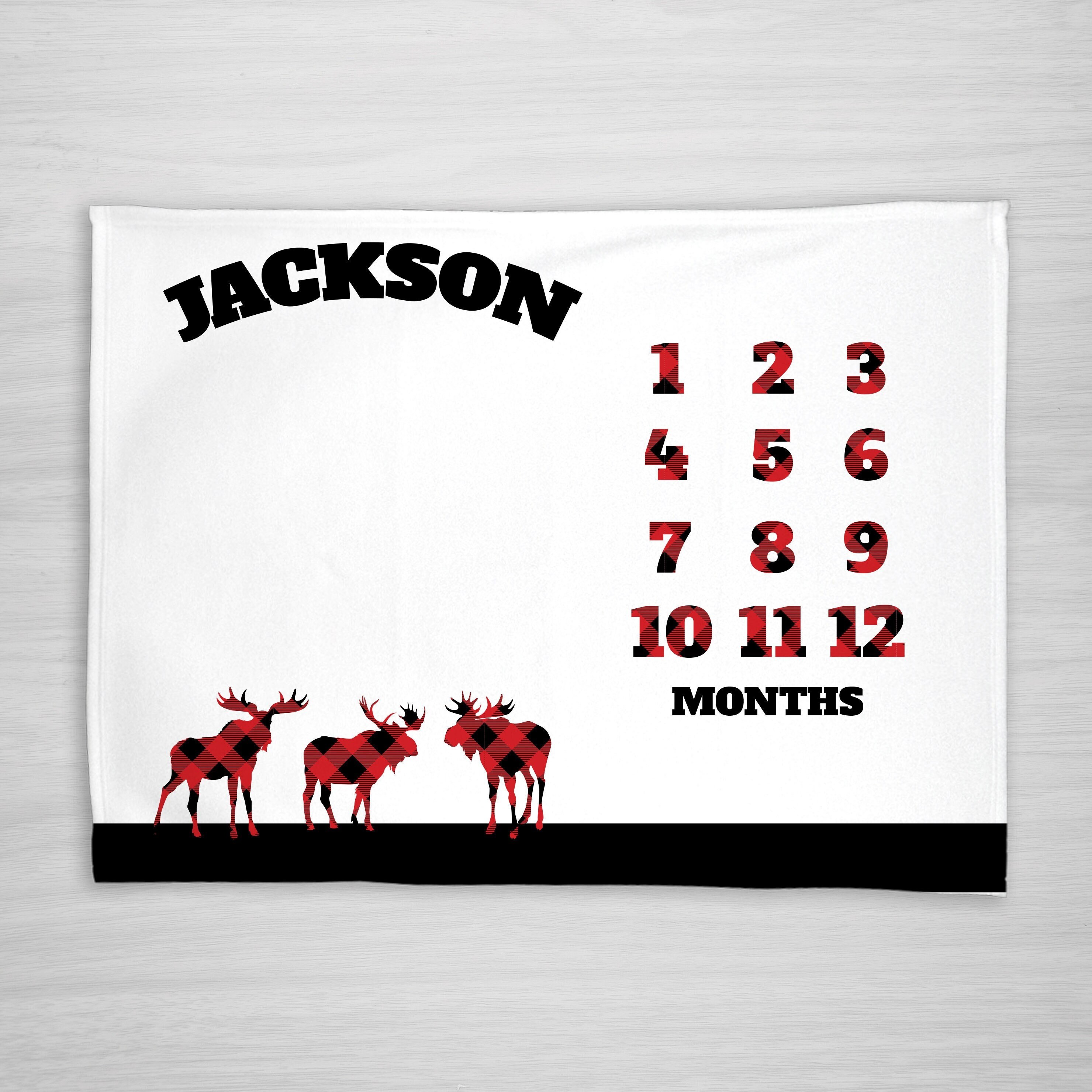 Baby countdown blanket sale