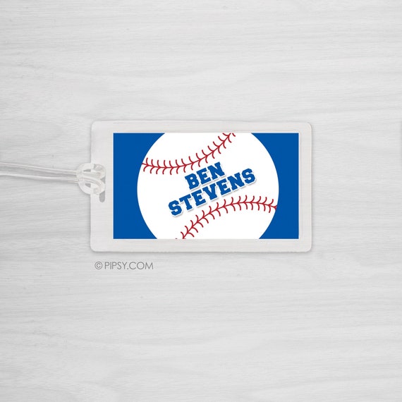 Baseball Bag Tag - Sports Bag Tag - Diaper Bag Tag - Kids Bag Tag Luggage Tag Il_570xn