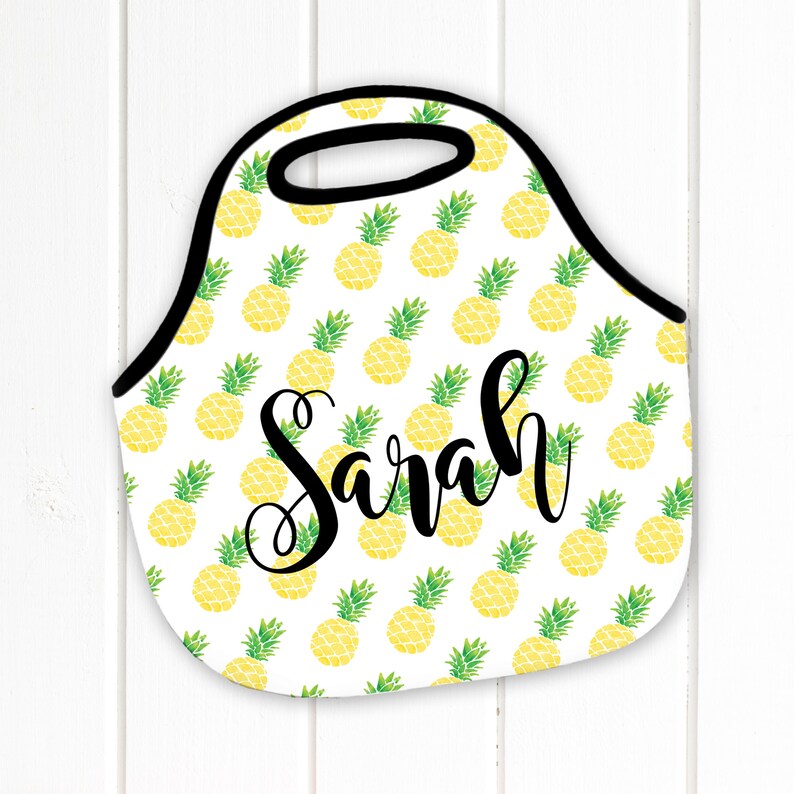 pineapple lunch tote