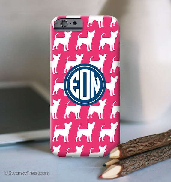 Custom Dog iPhone Monogram Case with your favorite Chihuahua or Choose your breed. iPhone 13, 13 Pro, 13 Mini, 13 Pro Max Il_570xn