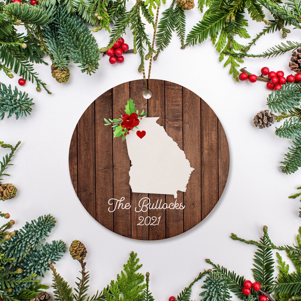 Georgia Christmas Ornaments 