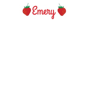 Strawberry thank you notes Flat Notecards Stationery with 2-sided printing image 2