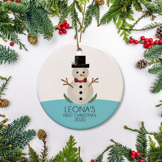 Baby Boy Holiday Tree Decoration Baby Girl Baby Shower Gift Baby S First Christmas Ornament Snowman Personalized Christmas Ornament Ornaments Home Living Vadel Com