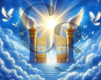 Blue Memorial Background, 4 Images, Rest in Peace PNG, Faith PNG