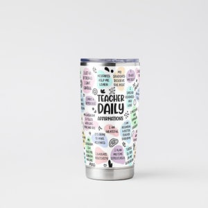 Teacher Daily Affirmation Sublimation File