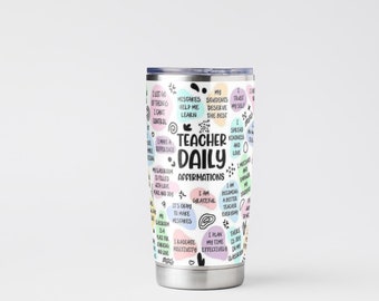 Teacher Daily Affirmation Sublimation File