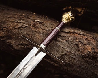 Monogram Sword, Prince Peter Narnia Lion Witch Wardrobe Magic Kingdom Sword, Custom Sword, Personalized Sword, Engraved Sword, Gift for him