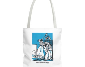 The Cat Ladies Were Angry Tote Bag (AOP)
