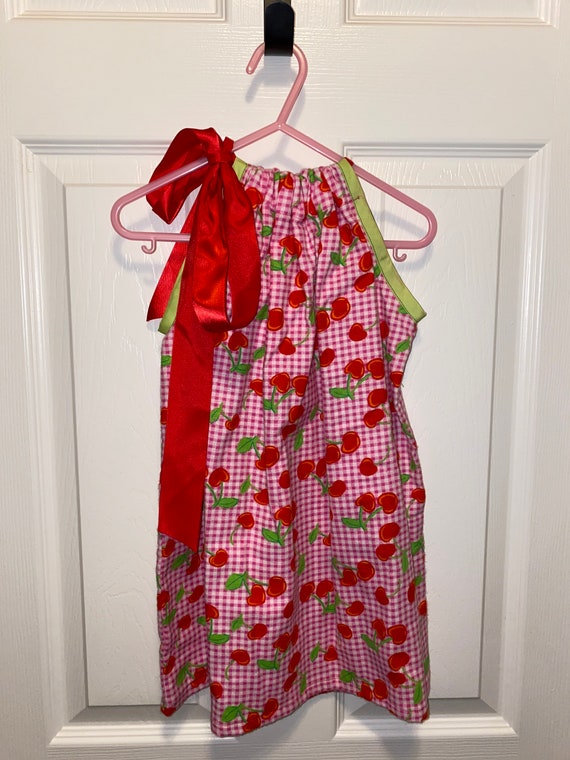 Retro Cherry A-line Dress - Boutique Baby Girl Summer Outfit (4-6Y) - Etsy Retro Cherry A-line Dress - Boutique Baby Girl Summer Outfit (4-6Y) - Etsy