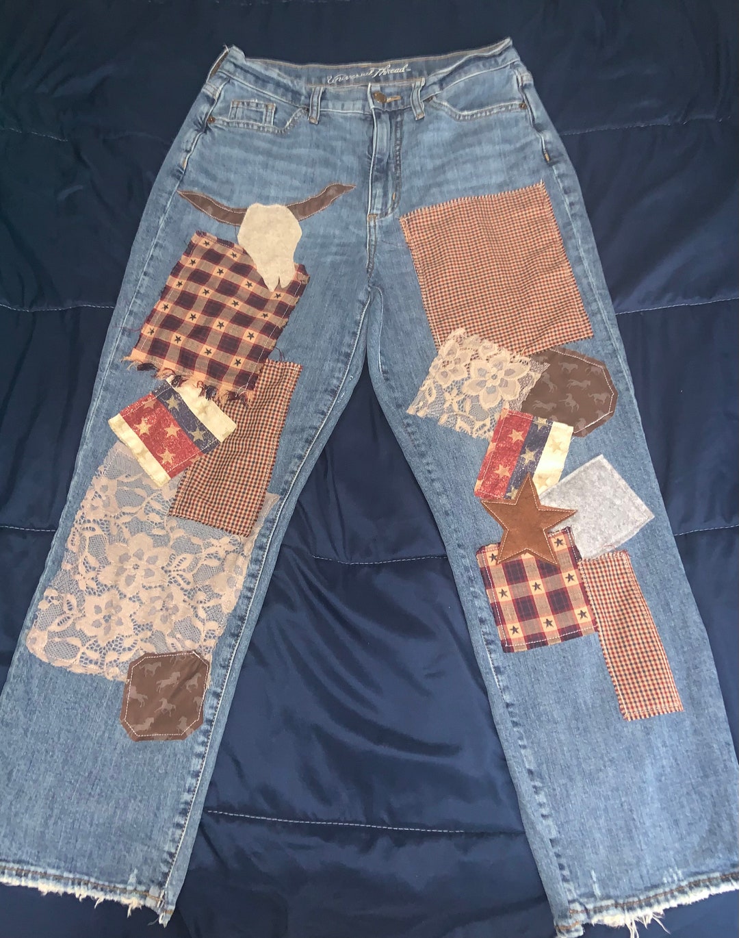 The Western Embroidered Jeans